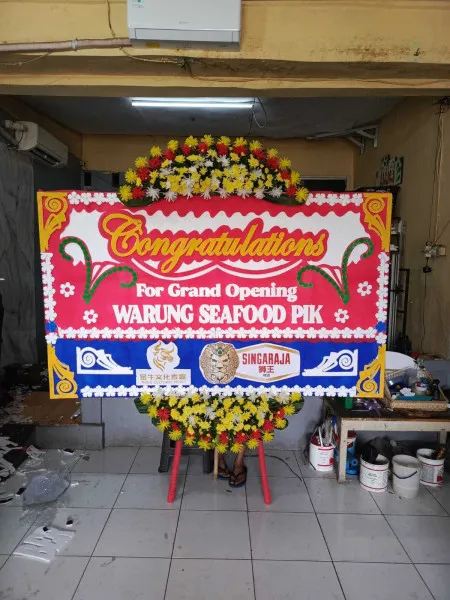 Papan Bunga Ucapan Selamat Kebagusan