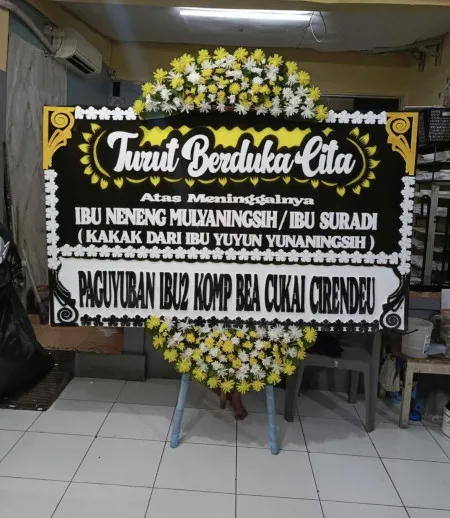Papan Bunga Duka Kebagusan